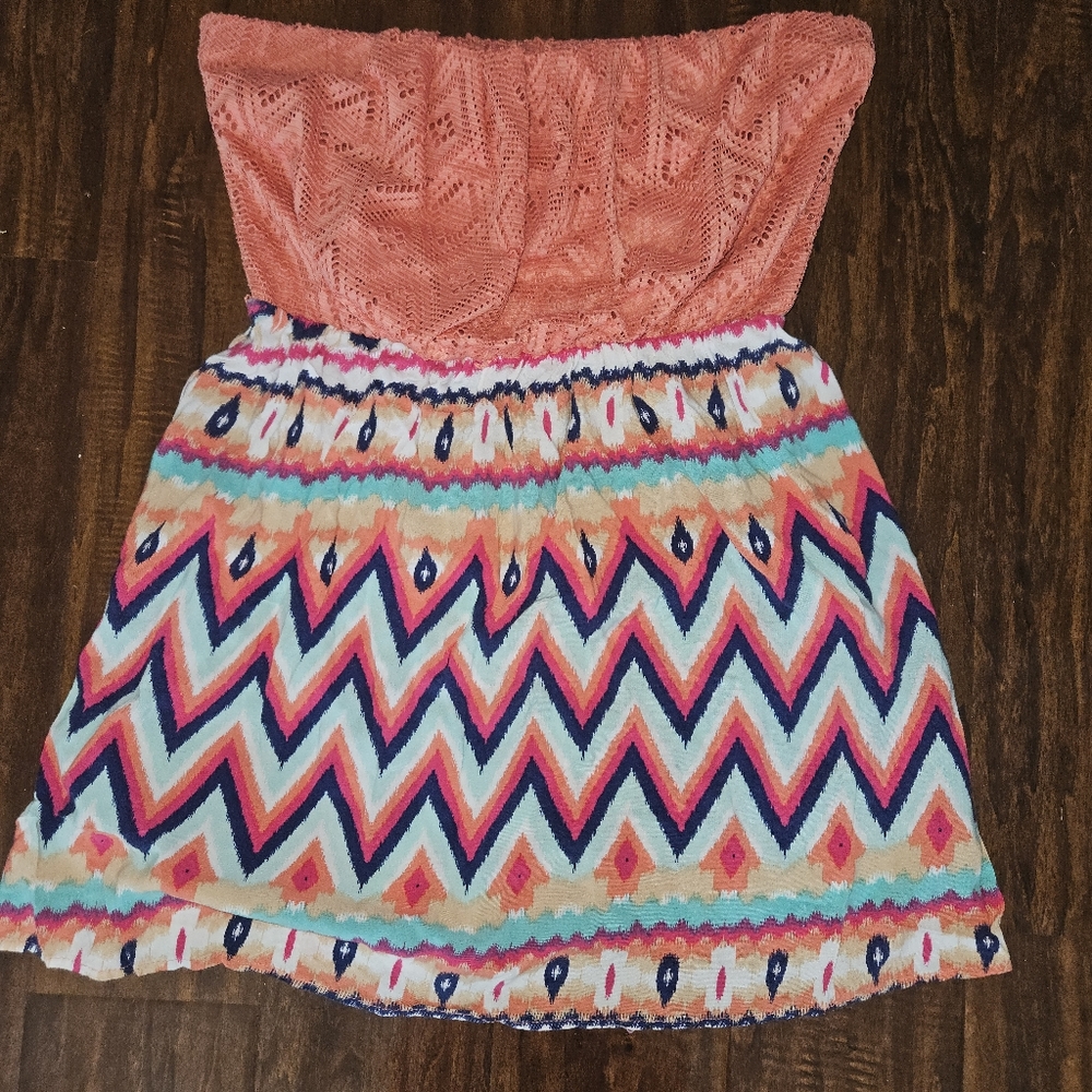 Strapless summer top juniors XL